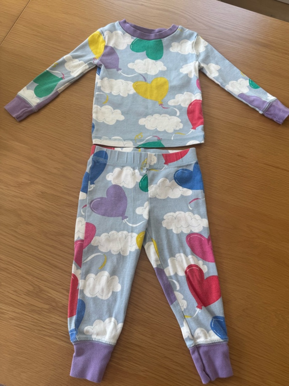 Mini Boden Balloon Cloud Pajama Set